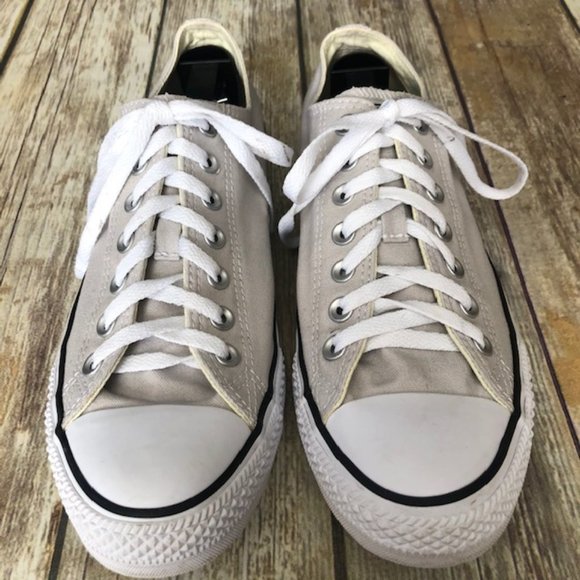 Converse Other - CONVERSE ALL STAR LOW TOP LIGHT GREY SNEAKERS 9.5